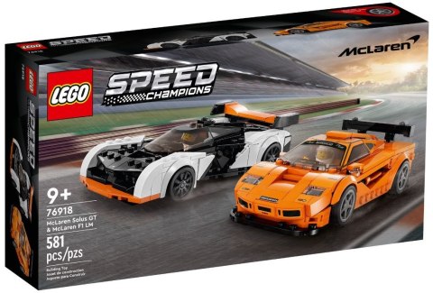LEGO Speed Champions 76918 McLaren Solus GT i McLaren F1 LM LEGO Speed Champions 76918 McLaren Solus GT i McLaren F1 LM