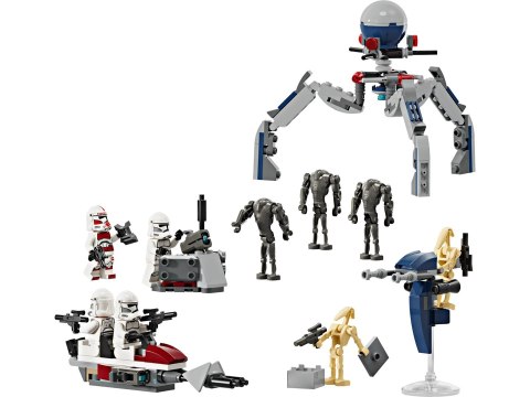 LEGO Star Wars 75372 Zestaw bitewny z żołnierzem armii klonów™ i droidem bojowym™ LEGO Star Wars 75372 Zestaw bitewny z żołnierzem armii klonów™ i droidem bojowym™