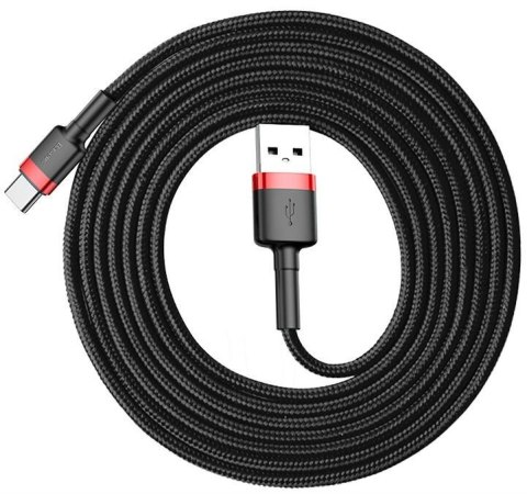 BASEUS KABEL CAFULE 2A 2M (CZERWONO-CZARNY) BASEUS KABEL CAFULE 2A 2M (CZERWONO-CZARNY)