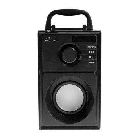 MEDIA-TECH GŁOŚNIK BLUETOOTH BOOMBOX SILVER 15W RMS MT3179 MEDIA-TECH GŁOŚNIK BLUETOOTH BOOMBOX SILVER 15W RMS MT3179
