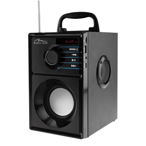 MEDIA-TECH GŁOŚNIK BLUETOOTH BOOMBOX SILVER 15W RMS MT3179 MEDIA-TECH GŁOŚNIK BLUETOOTH BOOMBOX SILVER 15W RMS MT3179