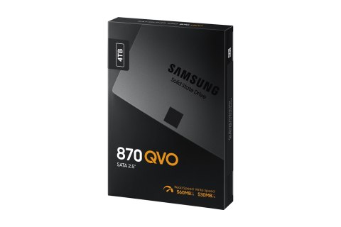 Dysk SSD Samsung 870 QVO MZ-77Q4T0BW 4TB SATA 6 Dysk SSD Samsung 870 QVO MZ-77Q4T0BW 4TB SATA 6