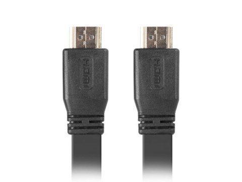 Kabel Lanberg CA-HDMI-21CU-0010-BK (HDMI M - HDMI M; 1m; kolor czarny) Kabel Lanberg CA-HDMI-21CU-0010-BK (HDMI M - HDMI M; 1m; kolor czarny)