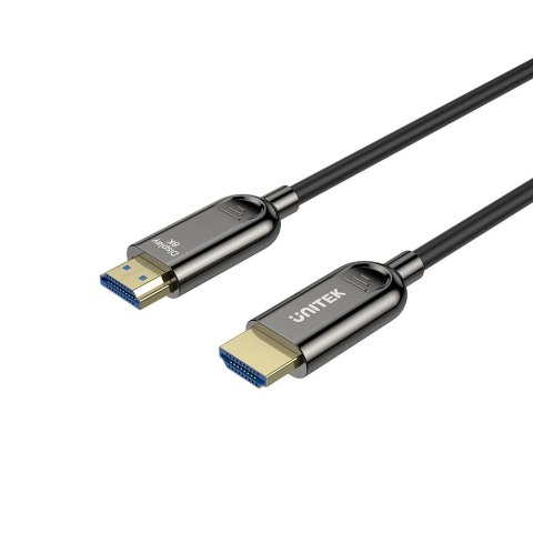 UNITEK KABEL OPTYCZNY HDMI 2.1 Active Optical Cable 8K / 4K 144Hz 50M UNITEK KABEL OPTYCZNY HDMI 2.1 Active Optical Cable 8K / 4K 144Hz 50M