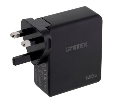 UNITEK ŁADOWARKA GAN 2X USB-C, USB-A, 140W UNITEK ŁADOWARKA GAN 2X USB-C, USB-A, 140W