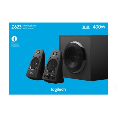 Zestaw głośników Logitech Z-623 Speaker 980-000403 (2.1; kolor czarny)