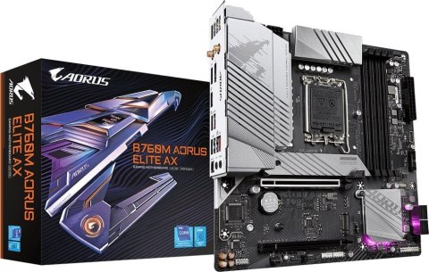 Płyta główna GIGABYTE B760M AORUS ELITE AX (Socket 1700 /micro ATX) Płyta główna GIGABYTE B760M AORUS ELITE AX (Socket 1700 /micro ATX)