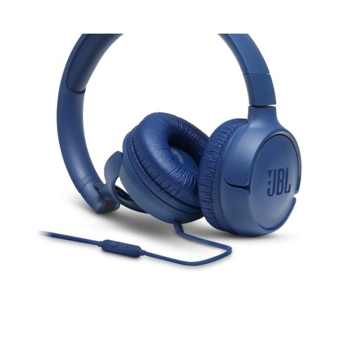 Słuchawki z mikrofonem Na głowę JBL Tune 500 Niebieski (3.5 mm minijack wtyk/Niebieski) Słuchawki z mikrofonem Na głowę JBL Tune 500 Niebieski (3.5 mm minijack wtyk/Niebieski)