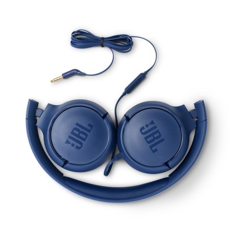 Słuchawki z mikrofonem Na głowę JBL Tune 500 Niebieski (3.5 mm minijack wtyk/Niebieski) Słuchawki z mikrofonem Na głowę JBL Tune 500 Niebieski (3.5 mm minijack wtyk/Niebieski)