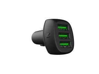 GREEN CELL ŁADOWARKA SAMOCHODOWA POWER RIDE 54W 3XUSB QC 3.0