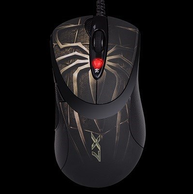 Mysz komputerowa A4 TECH Evo XGame Laser Oscar X747 Brown Fire A4TMYS29980 (laserowa; 3600 DPI; kolor brązowy) Mysz komputerowa A4 TECH Evo XGame Laser Oscar X747 Brown Fire A4TMYS29980 (laserowa; 3600 DPI; kolor brązowy)