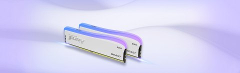 KINGSTON DDR4 16GB 3200MT/s CL16 DIMM FURY Beast White RGB SE KINGSTON DDR4 16GB 3200MT/s CL16 DIMM FURY Beast White RGB SE