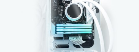 KINGSTON DDR4 16GB 3200MT/s CL16 DIMM FURY Beast White RGB SE KINGSTON DDR4 16GB 3200MT/s CL16 DIMM FURY Beast White RGB SE