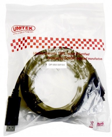 UNITEK Display Port - Display Port 5 m 5m /s UNITEK Display Port - Display Port 5 m 5m /s