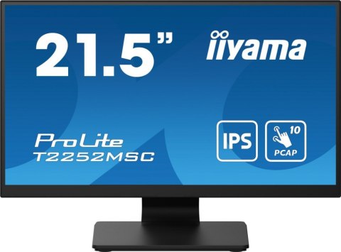 Monitor IIYAMA T2252MSC-B2 (21.5" /IPS /60Hz /1920 x 1080 /Czarny) Monitor IIYAMA T2252MSC-B2 (21.5" /IPS /60Hz /1920 x 1080 /Czarny)
