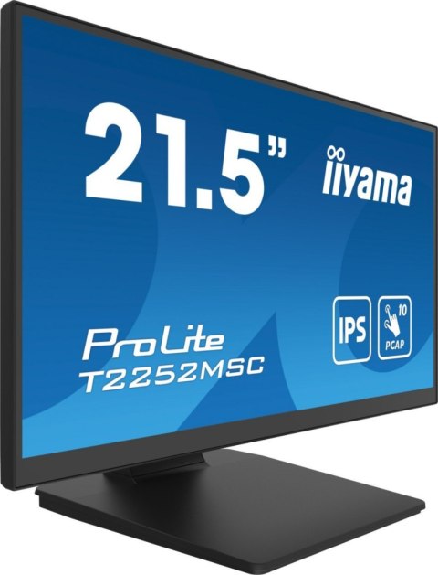 Monitor IIYAMA T2252MSC-B2 (21.5" /IPS /60Hz /1920 x 1080 /Czarny) Monitor IIYAMA T2252MSC-B2 (21.5" /IPS /60Hz /1920 x 1080 /Czarny)