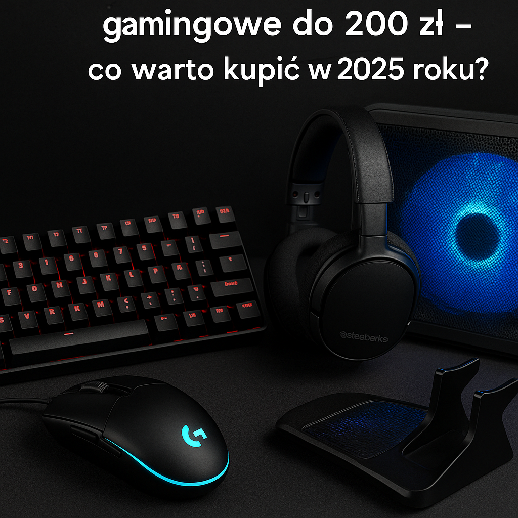 🎮 Najlepsze akcesoria gamingowe do 200 zł – co warto kupić w 2025 roku?
